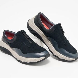 Clarks Collection Suede Clogs - Jaunt Way